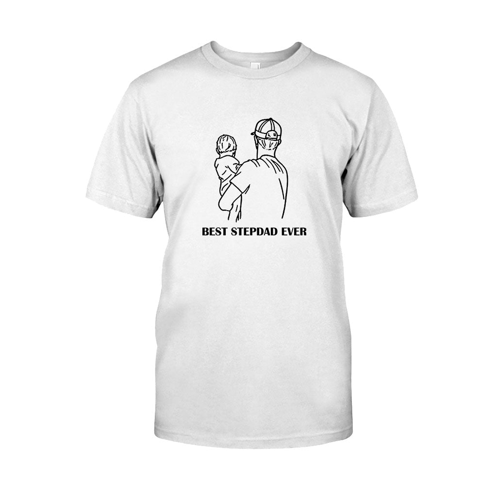 Best StepDad Ever - Gift for step dad - Personalized T-shirt And Hoodie