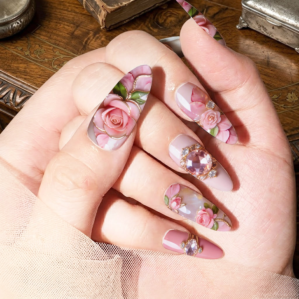 Custom Any Flower Type - Personalized Flower Lover Press On Nails