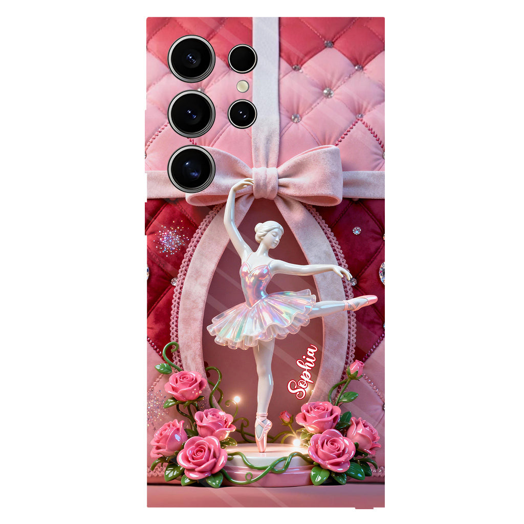 Just A Girl Who Loves To Dance - Personalized Ballet Full Print Phone Case