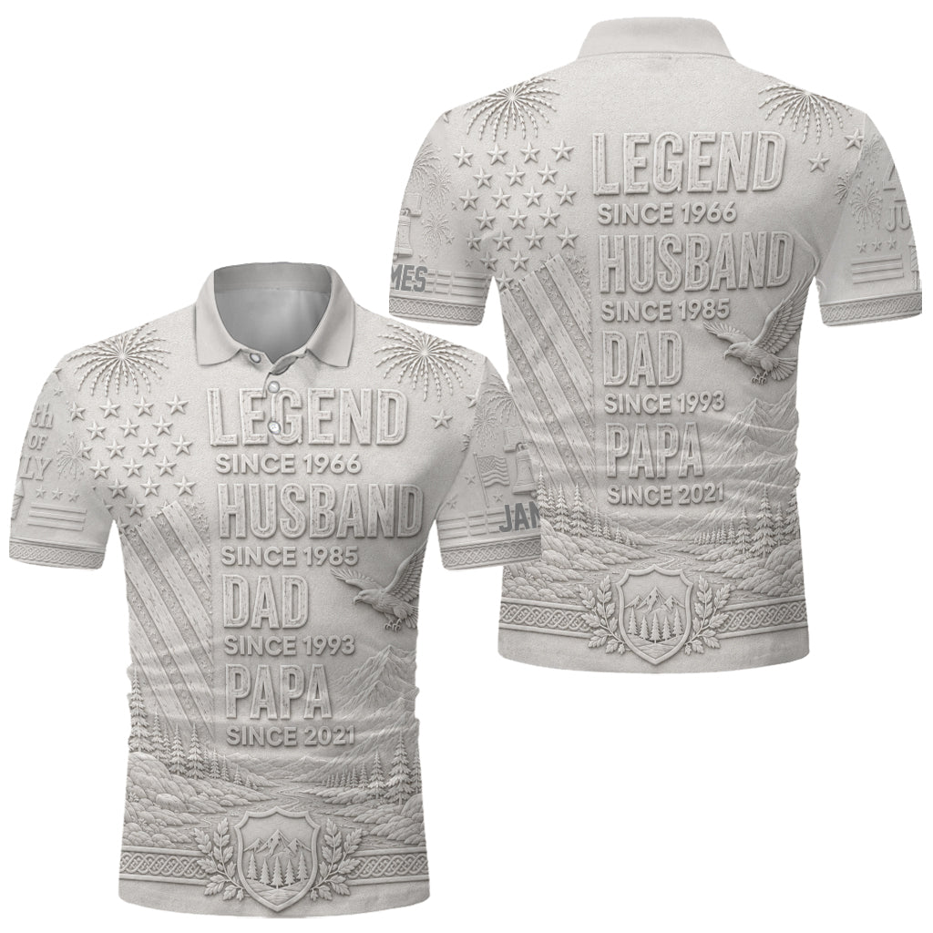 Legend - Personalized Father Polo Shirt