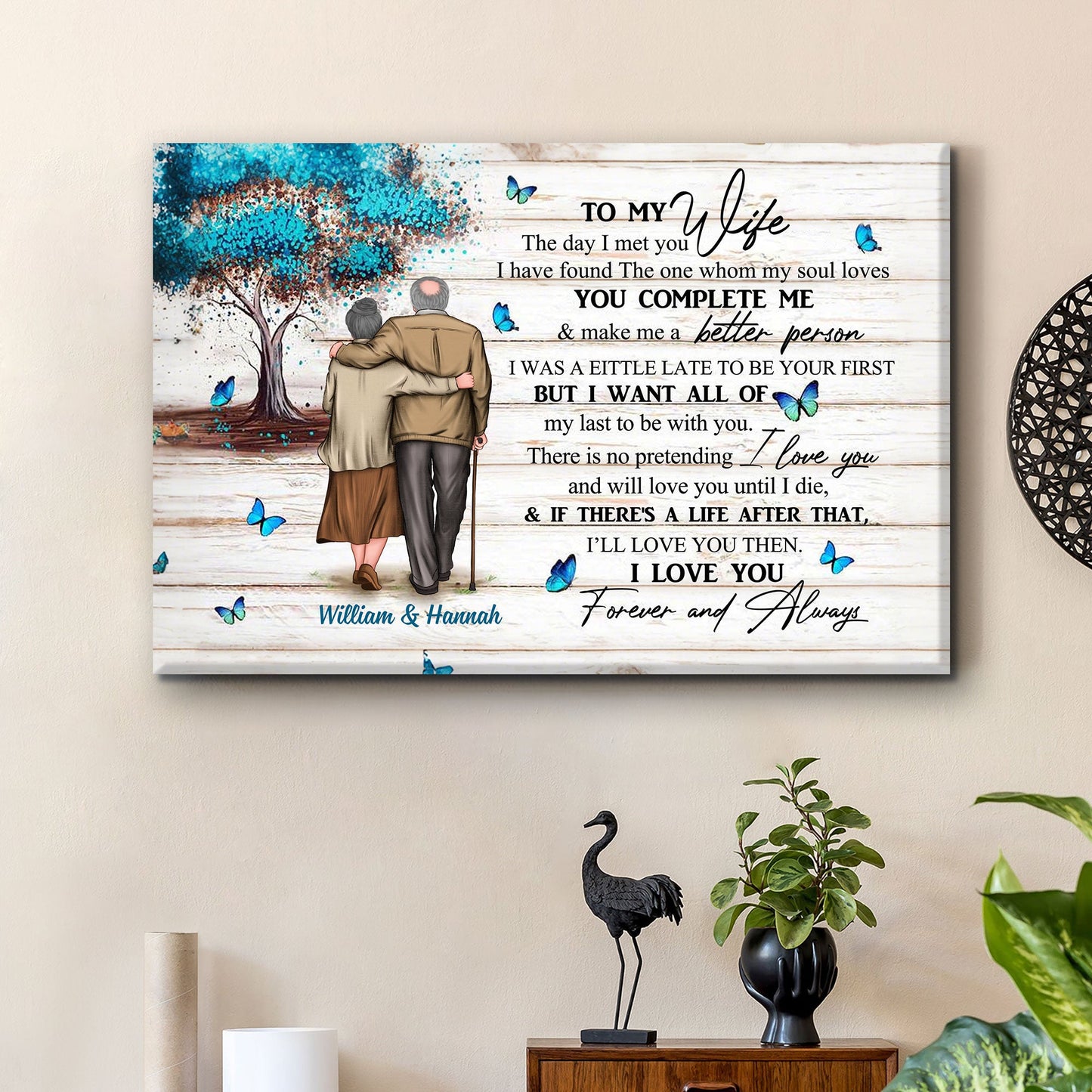 Exclusive Husband & Wife Keepsake Poster - Cherishing Moments of Love