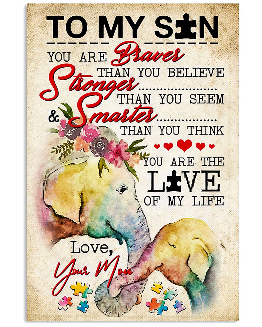 Autism You Are The Love Of My Life - Autism Awareness Poster 0921