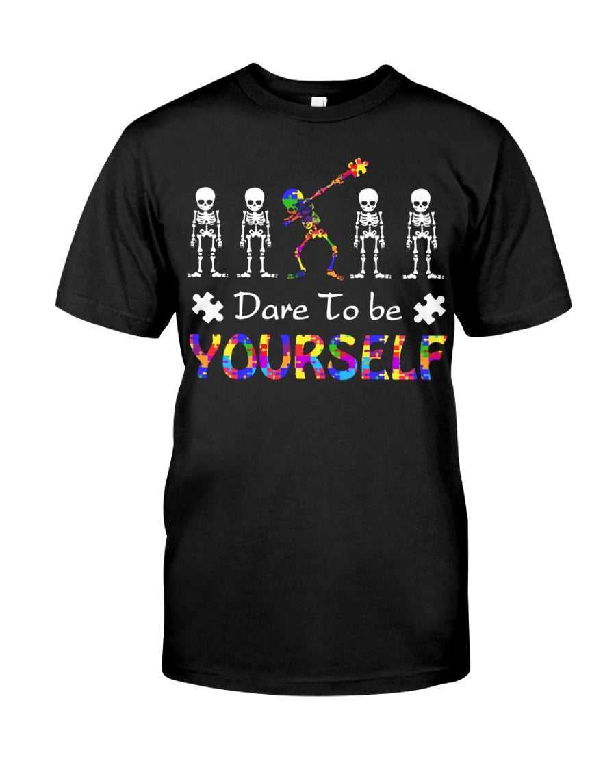 Dare To Be Yourself - Autism Awareness T-shirt and Hoodie 0921