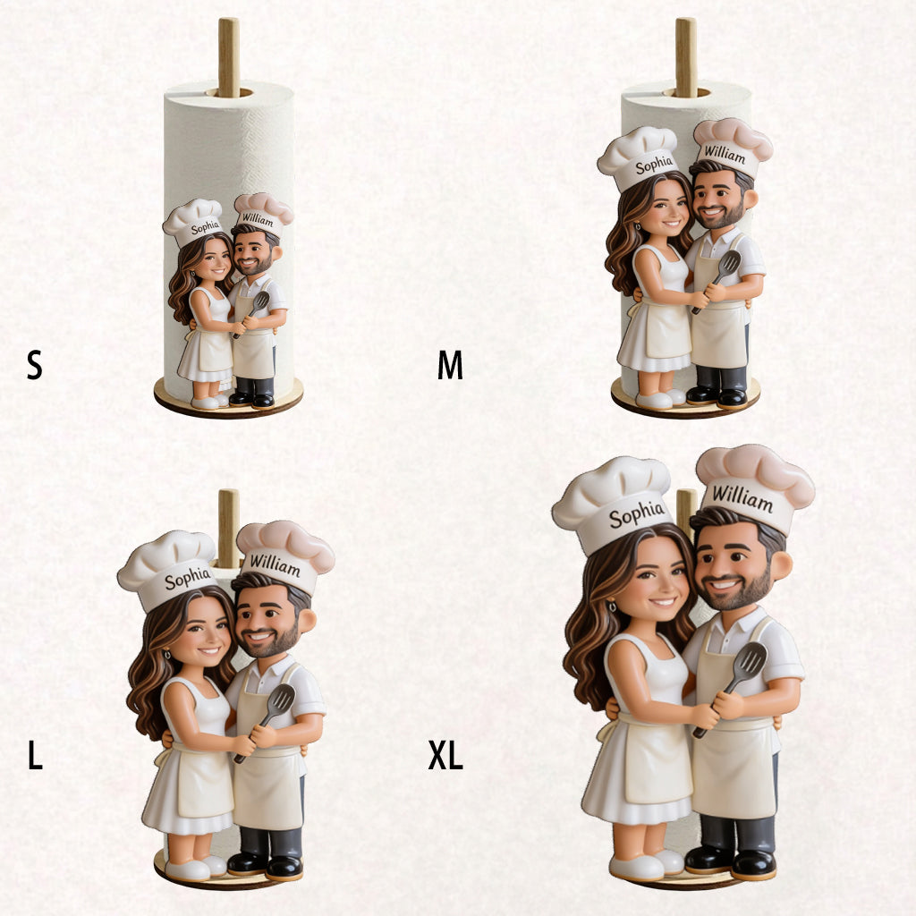 Custom Any Photo - Personalized Couple Paper Towel Stand