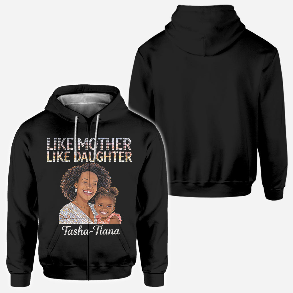 Like Mother Like Daughter - Personalized Mother All Over Shirt
