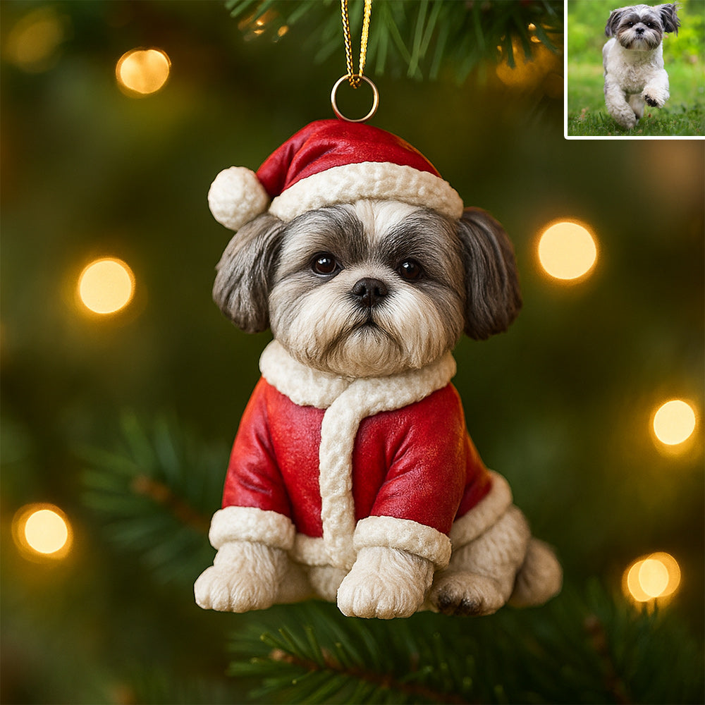 Furry And Bright - Personalized French Bulldog Dog Custom Made 3D Minifigure Ornament