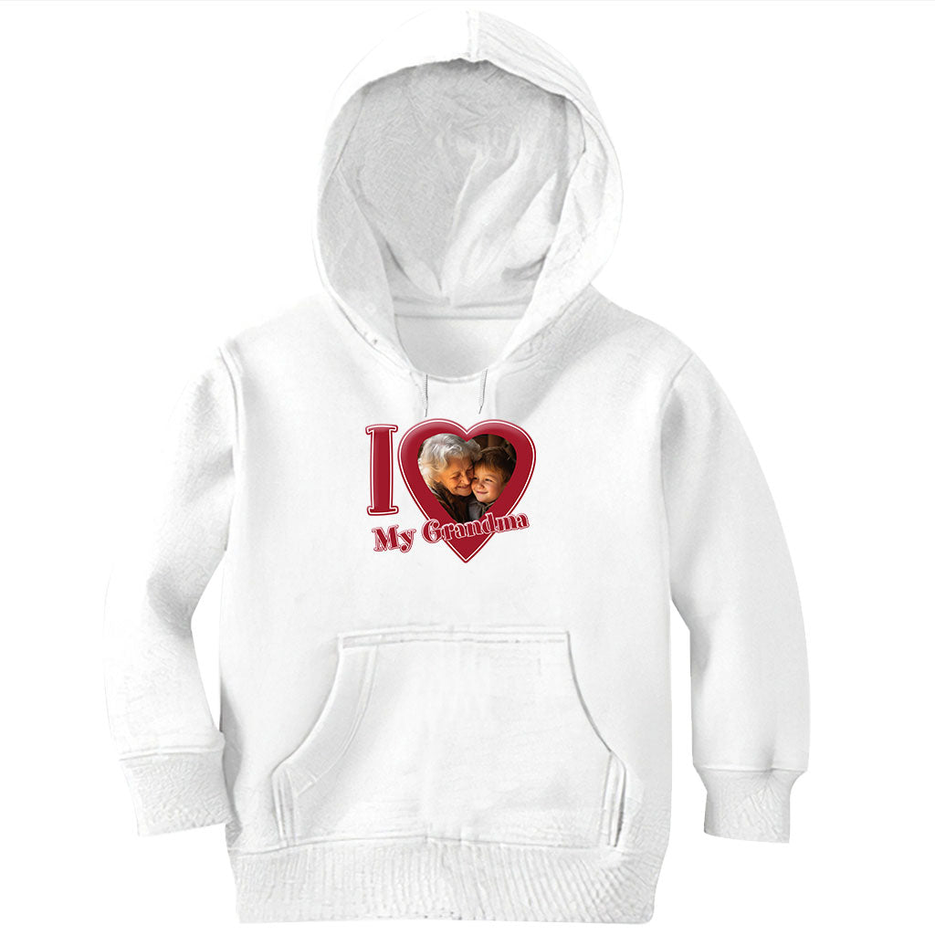 I Love My Grandma/ Nana/ Mommy.... - Personalized Grandma T-shirt And Hoodie