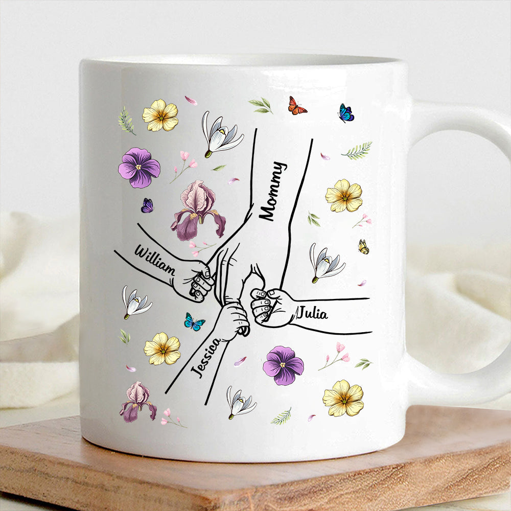 Mother & Daughter – A Bond That Can’t Be Broken | Personalized White Ceramic Mug - Ideal Gift for Mother's Day, Family Gatherings, or Special Occasions