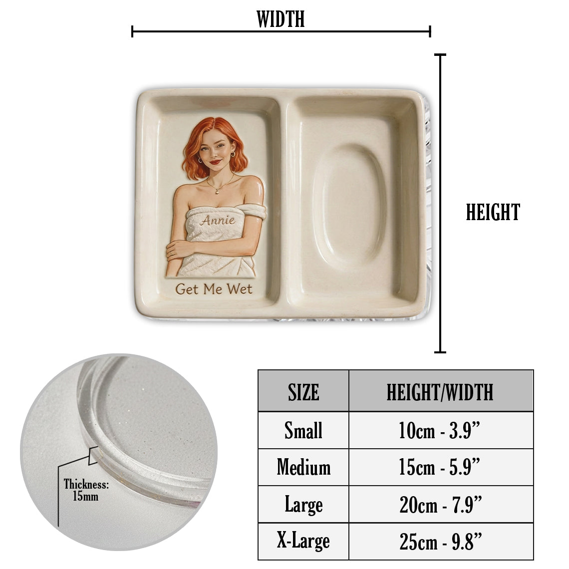 Get Me Wet - Personalized Spicy Couple Catch-All Tray