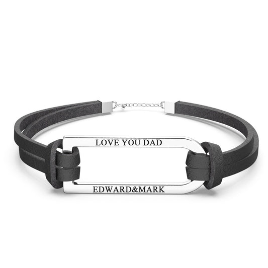 Any Text - Personalized Engraved Bracelet for Lover