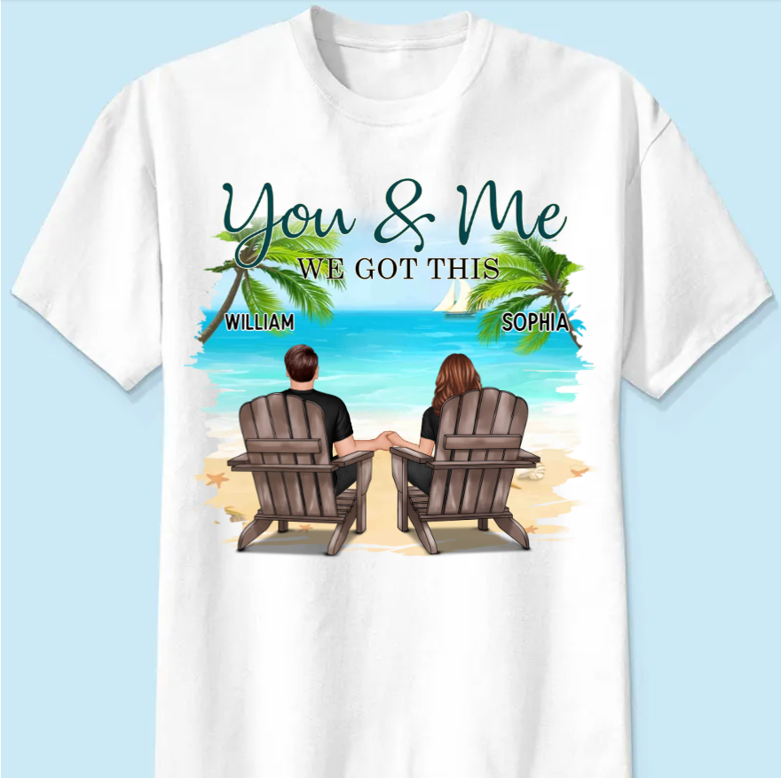 My Missing Piece - Custom Couple Beach Design Wooden, Acrylic or LED Plaque - Unique Gift