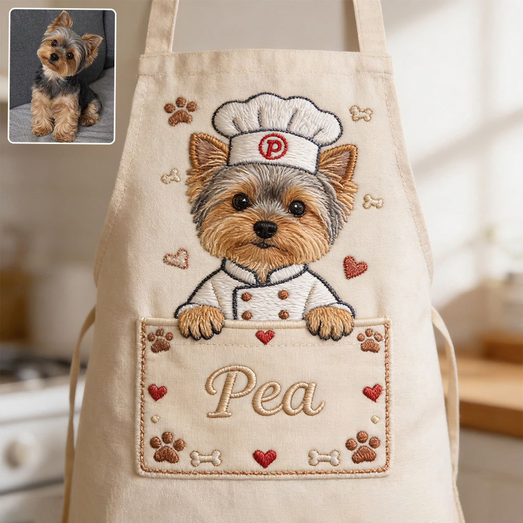 Apron For Dog Lovers - Personalized Dog Apron