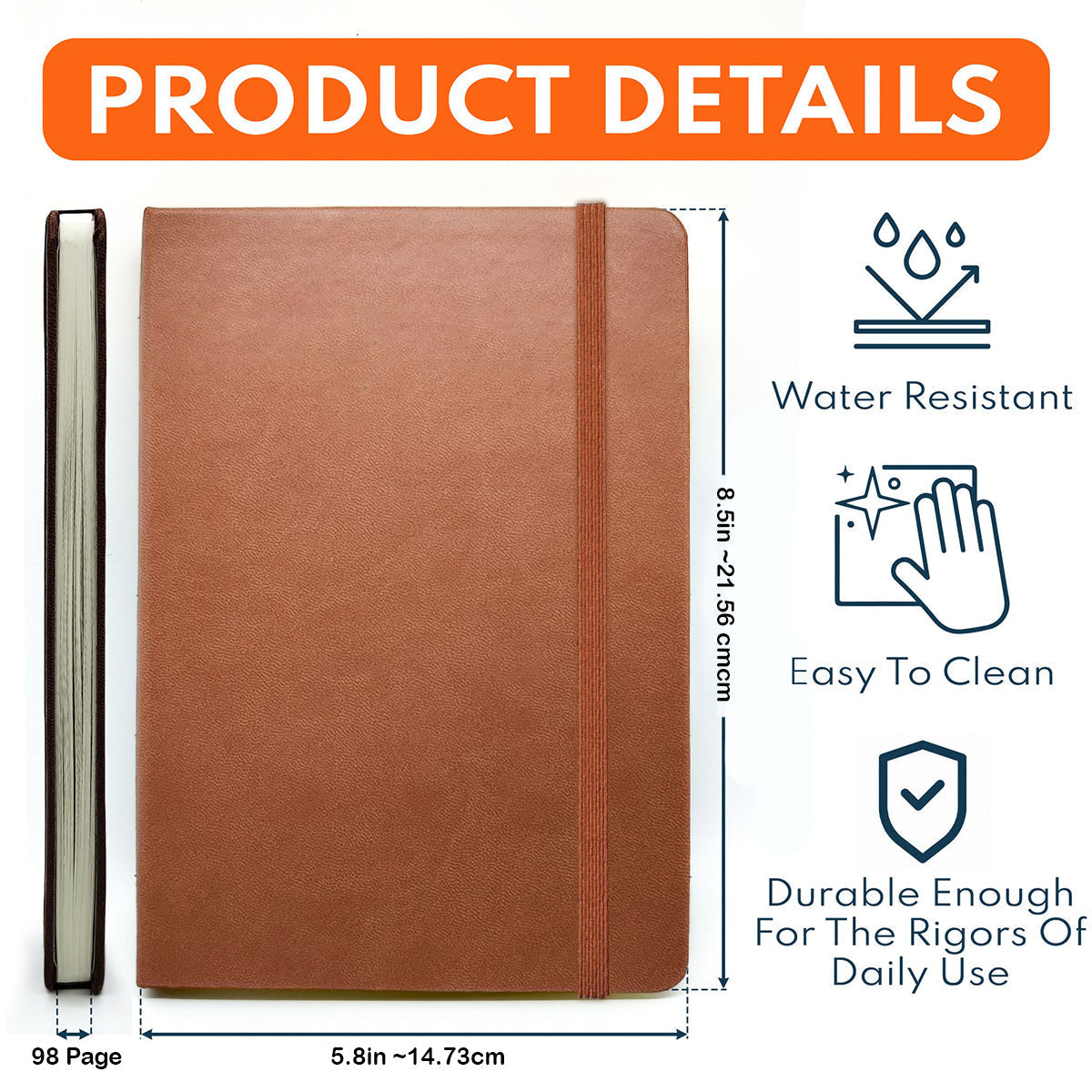 Any Photo Perfect Gift For Graduation - Personalized Graduation Leather Journal
