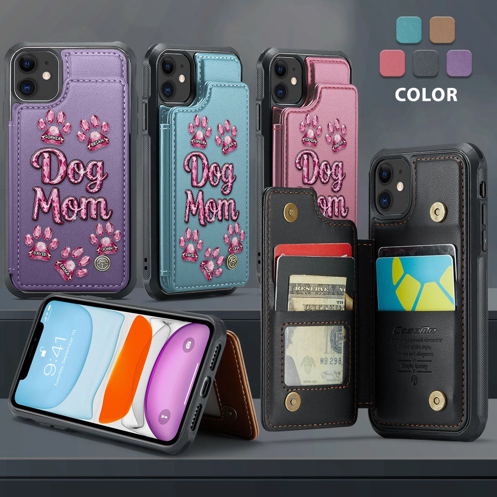 Dog Mom - Personalized Dog Wallet Phone Case