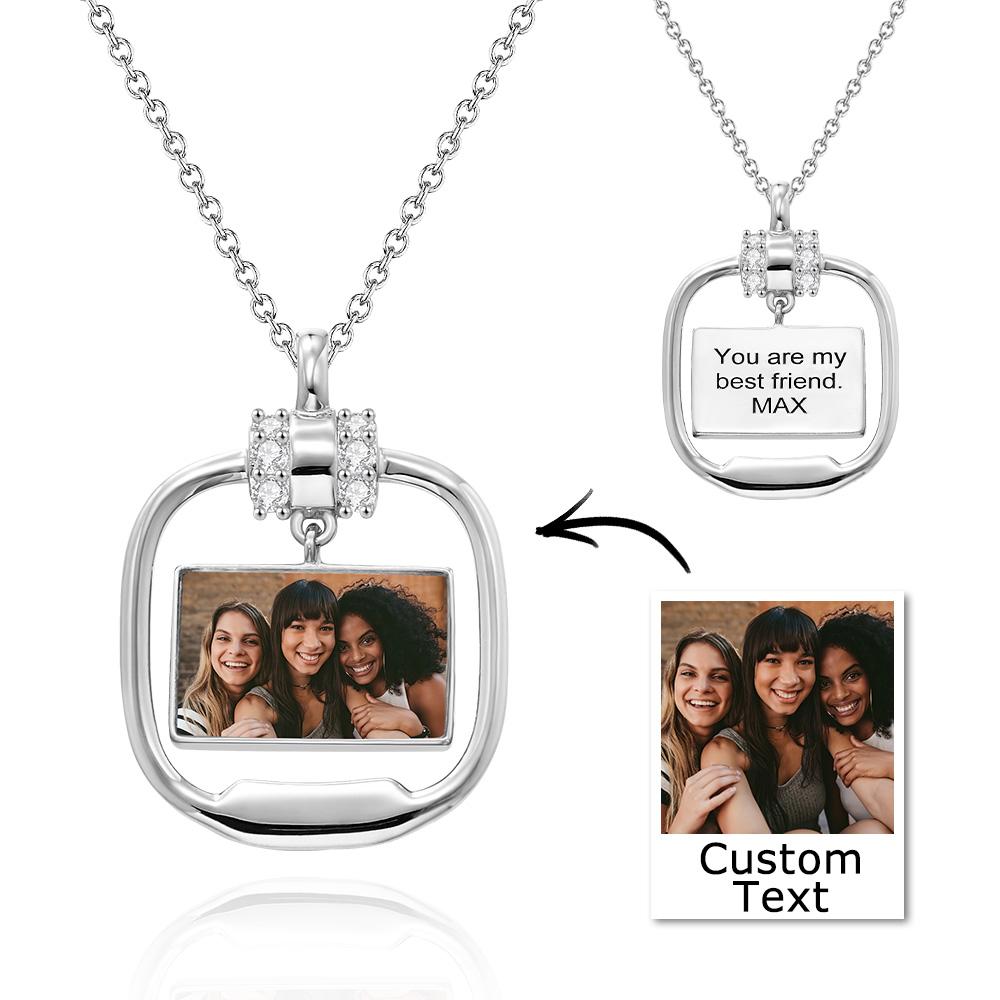 Any Photo - Personalized Photo Engraved Necklace