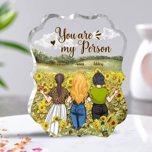 Bestie Forever - Bestie gift for sister - Personalized Custom Shaped Acrylic Plaque