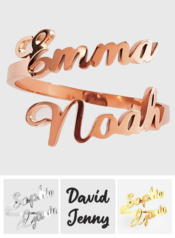 Double Name S925 Silver - Personalized Double Name S925 Silver