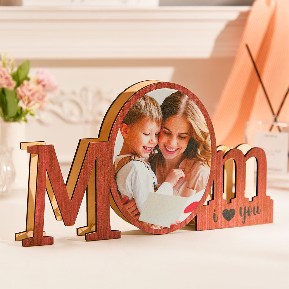 Custom Photo Mom Lamp - Personalized Mother Lamp