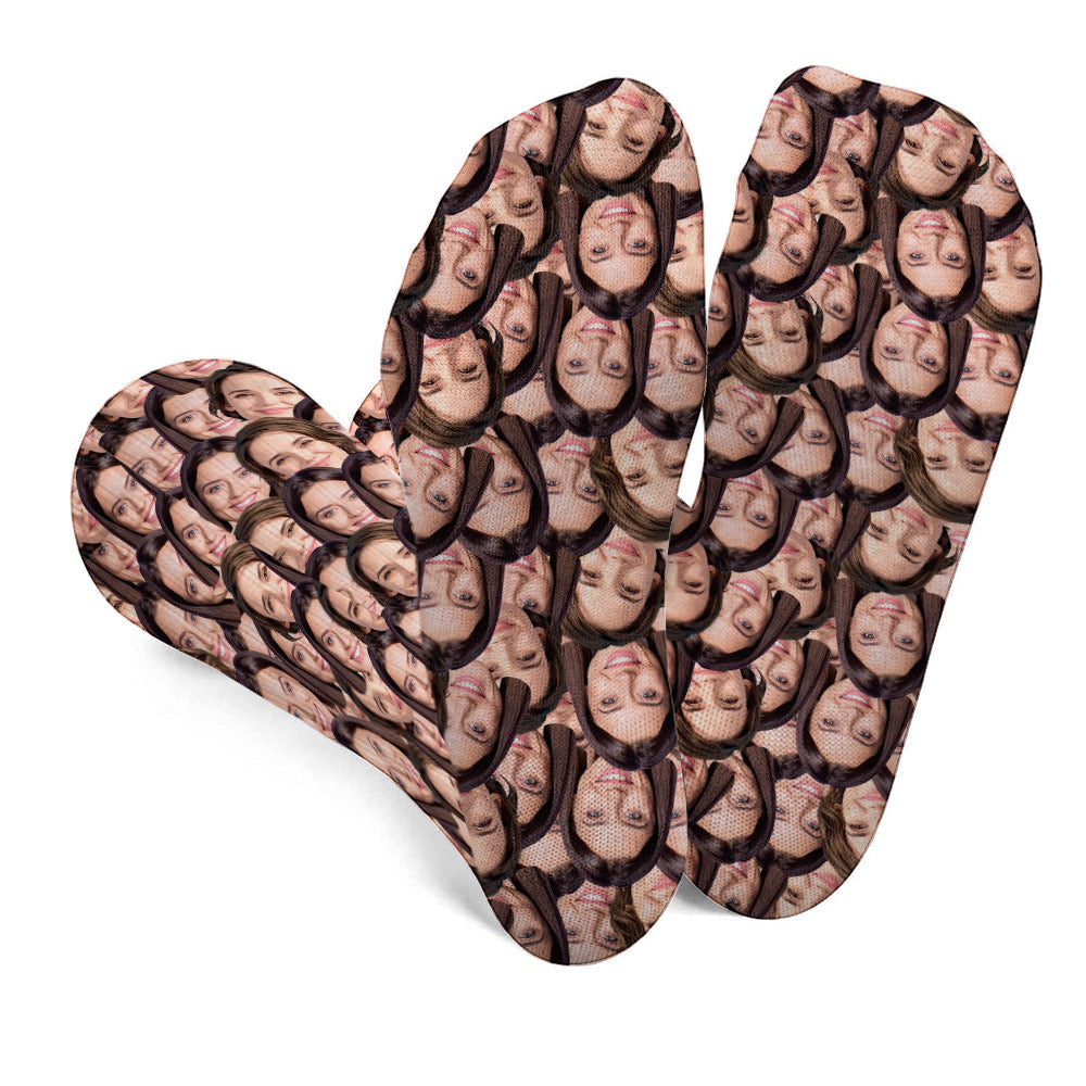 Customizable Printed Face - Personalized Bestie Socks