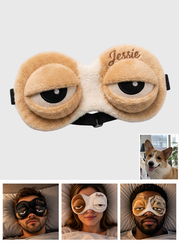Funny Sleepy Pet - Personalized Dog Cooling Sleep Mask