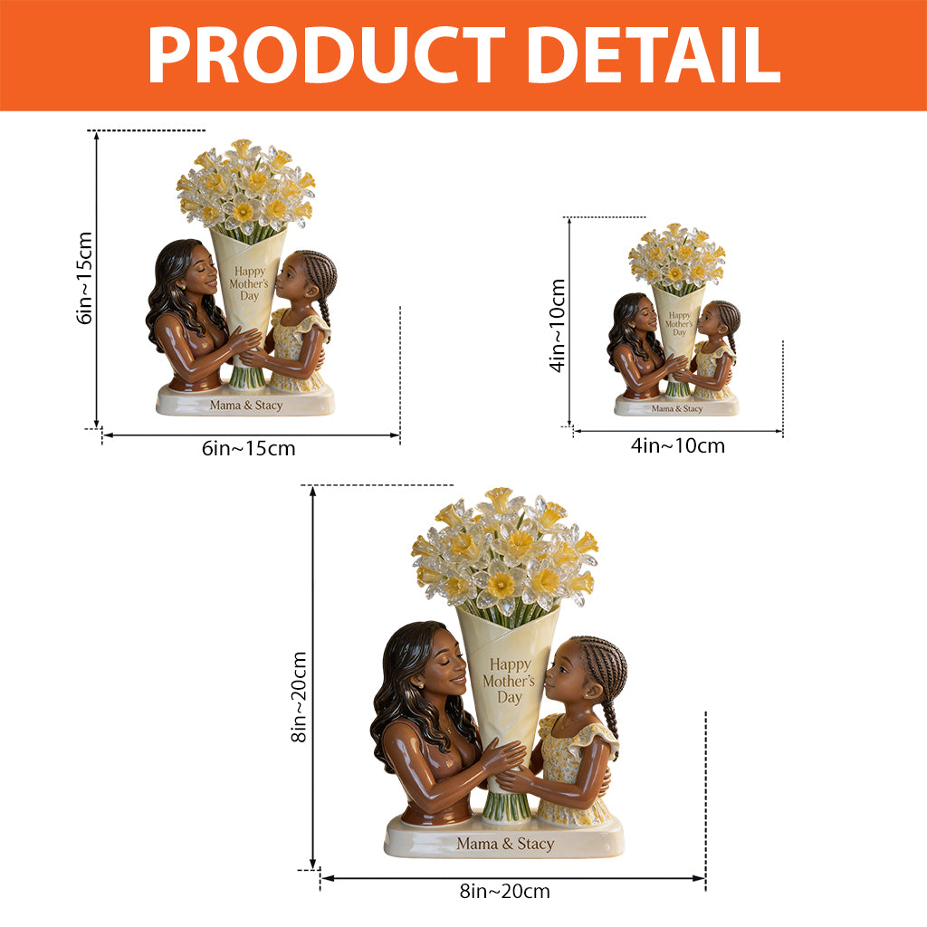 Grandma's Bouquet - Personalized Grandma Custom Shaped Acrylic Plaque