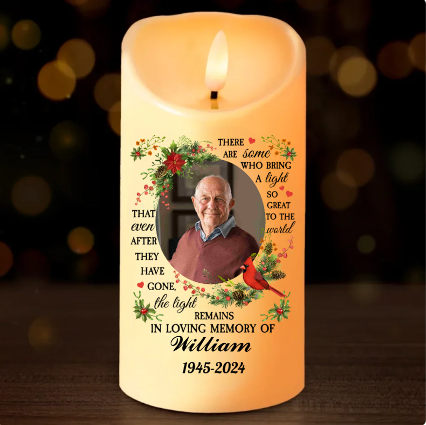 Personalized Flameless LED Candle, Plaque, Keychain, Ornament, Sign – Memorial Gift to Honor Loved Ones