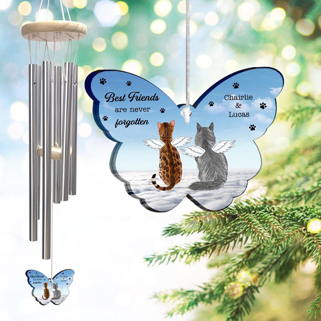 Best Friends Are Never Forgotten - Personalized Dog Wind Chime