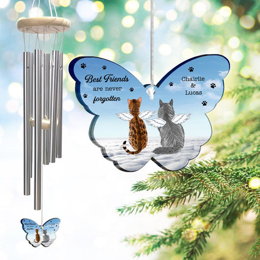 Best Friends Are Never Forgotten - Personalized Dog Wind Chime