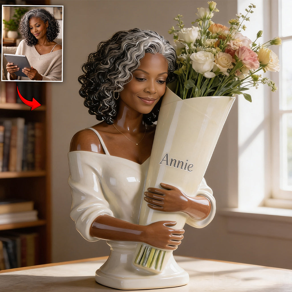 Bloom for Yourself - Personalized Self Love Acrylic Flower Vase