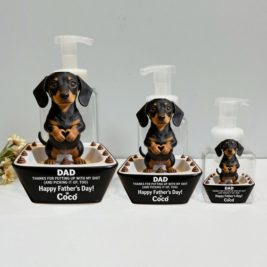 Dog Dad Father's Day Gifts, Thanks Daddy - Personalized Dog Pump Dispenser