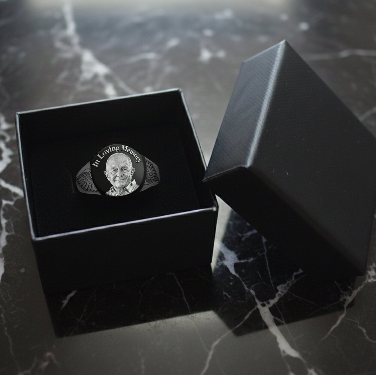 In Loving Memory - Personalized Memorial Signet Ring