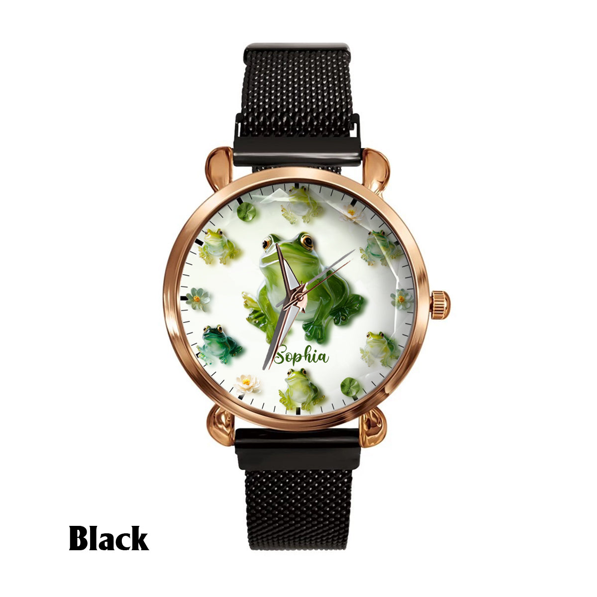 Just A Girl Who Loves Frogs - Personalized Frog Women Hand Watch