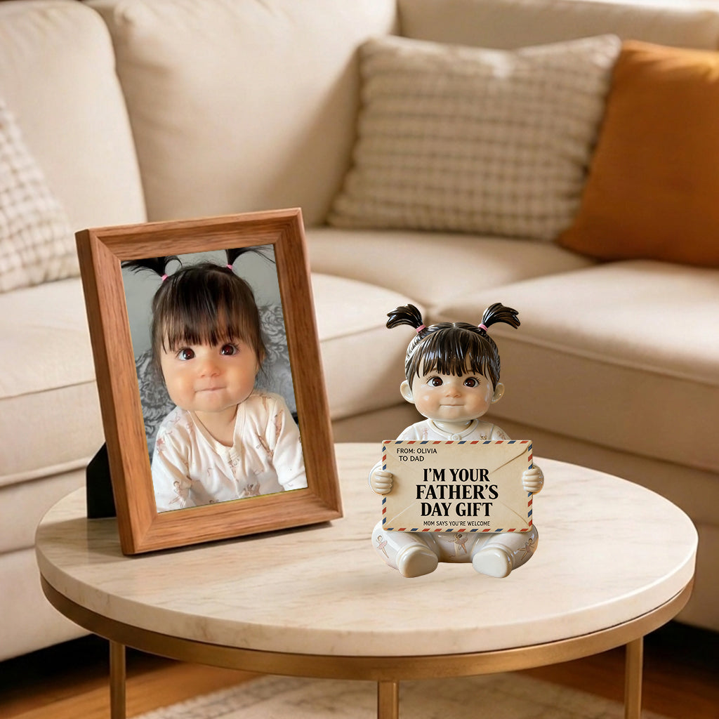 Funny Letter For Dad - Personalized Father Premium 3D Figurine