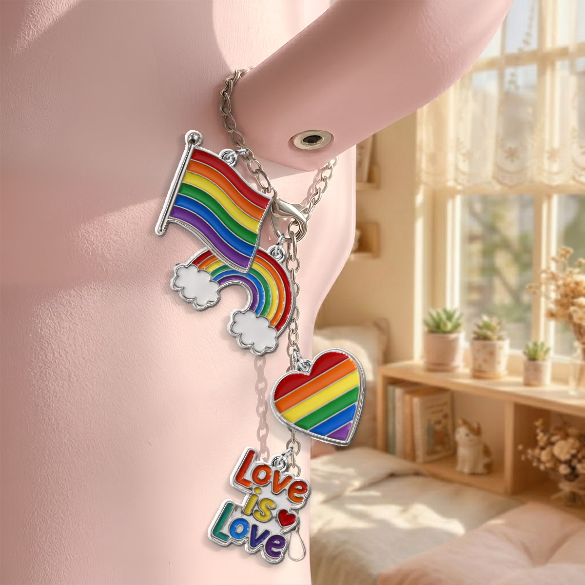 Human Beings Colors May Vary - Personalized LGBT Support High Top Shoes With Charm