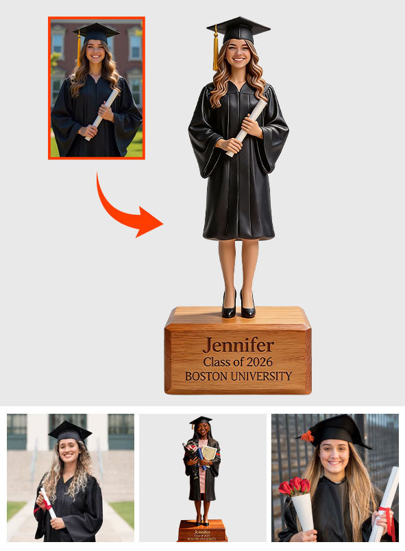 Custom From Any Photo - Personalized Graduation Custom Shaped Acrylic Plaque