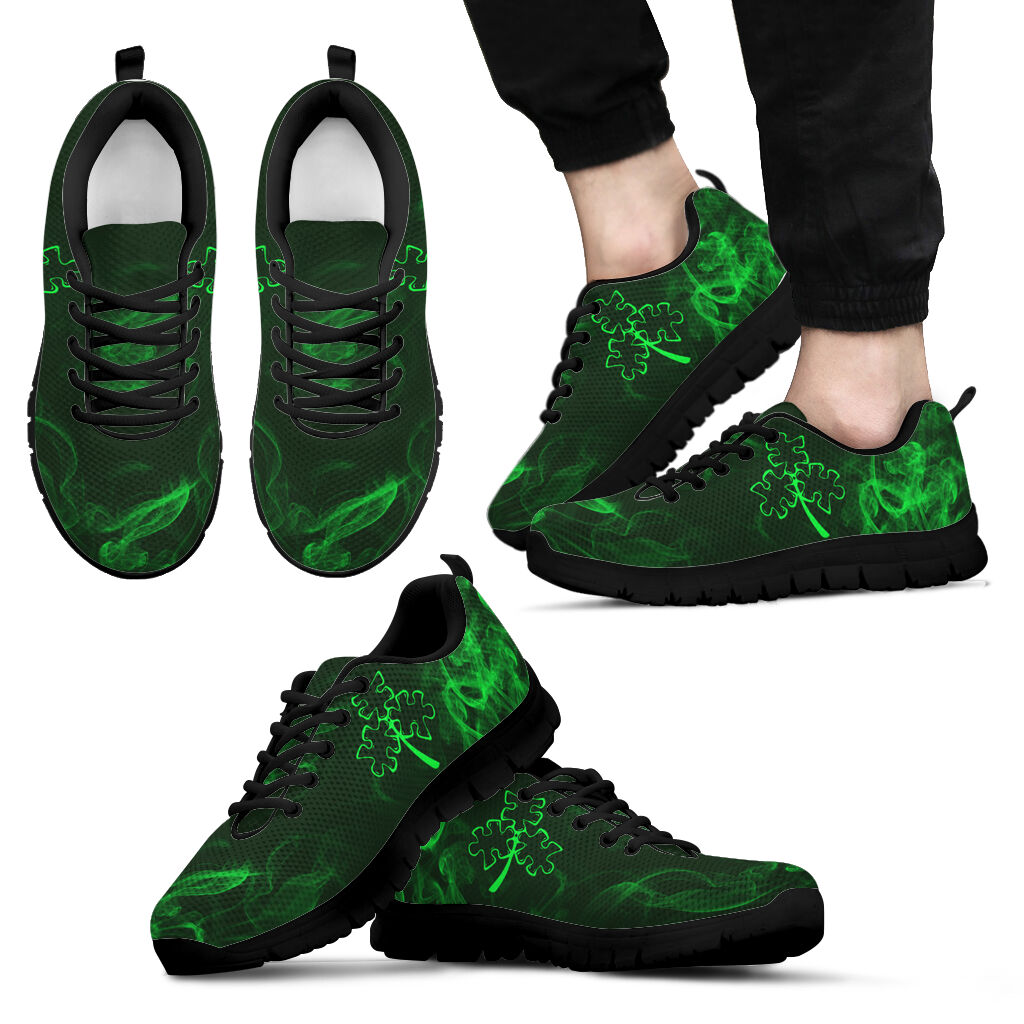 Clover Puzzles Autism Awareness Sneakers 0622