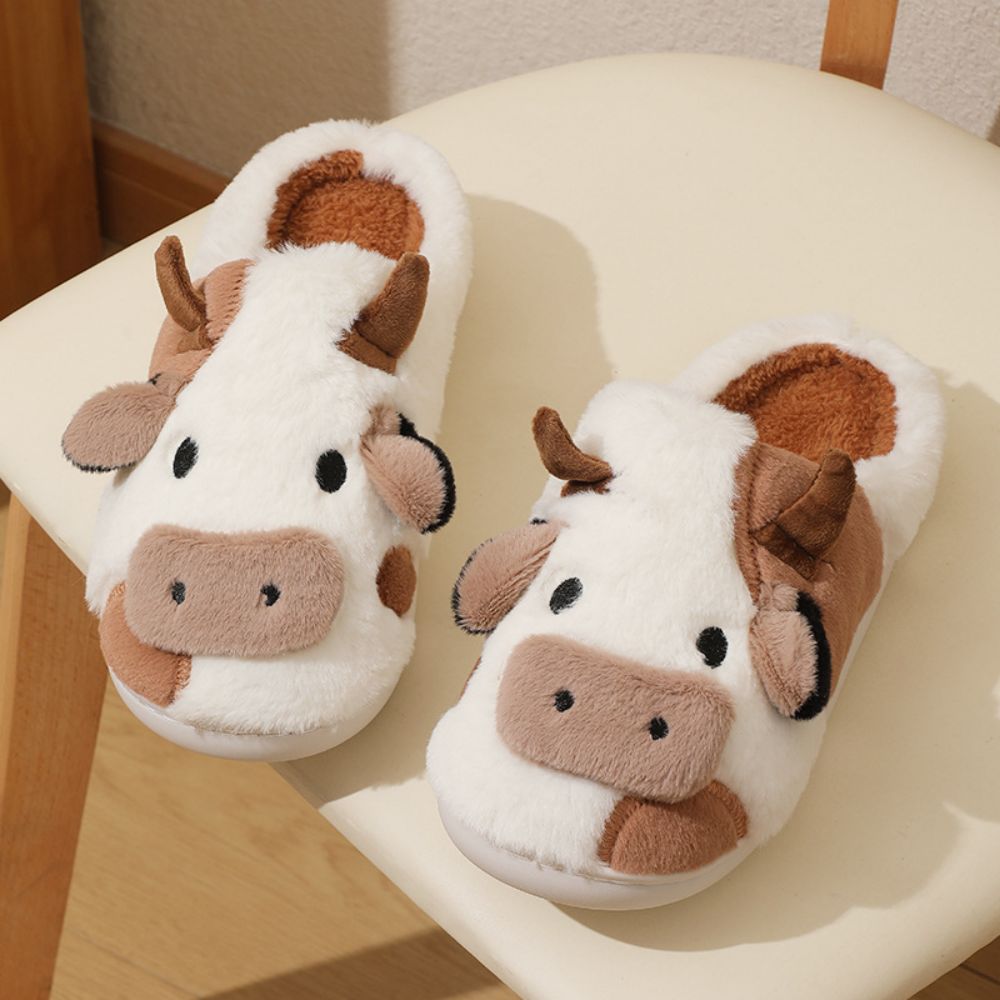 Cow Cotton Cow Slippers - gift for anyone - Slippers