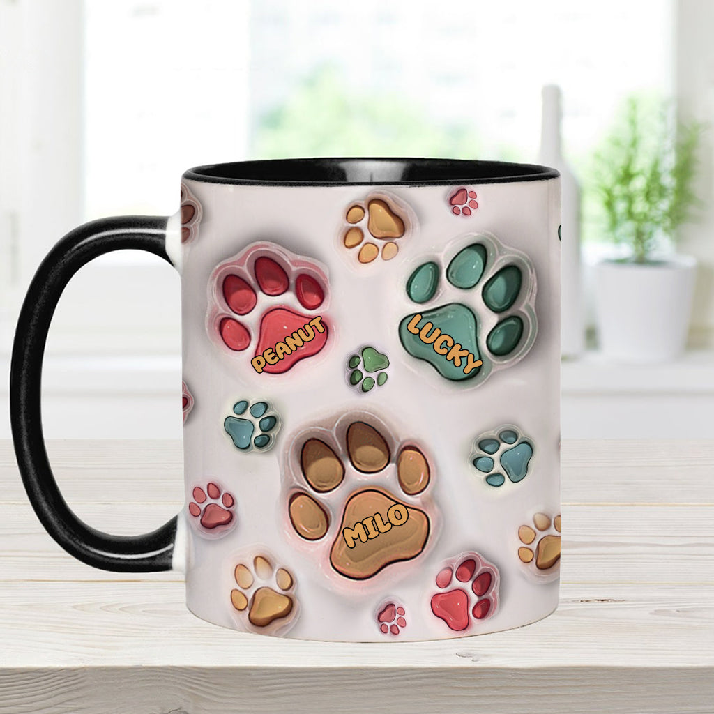 Best Dog Mom Dog Dad Cat Mom Cat Dad Ever - Personalized Dog Accent Mug