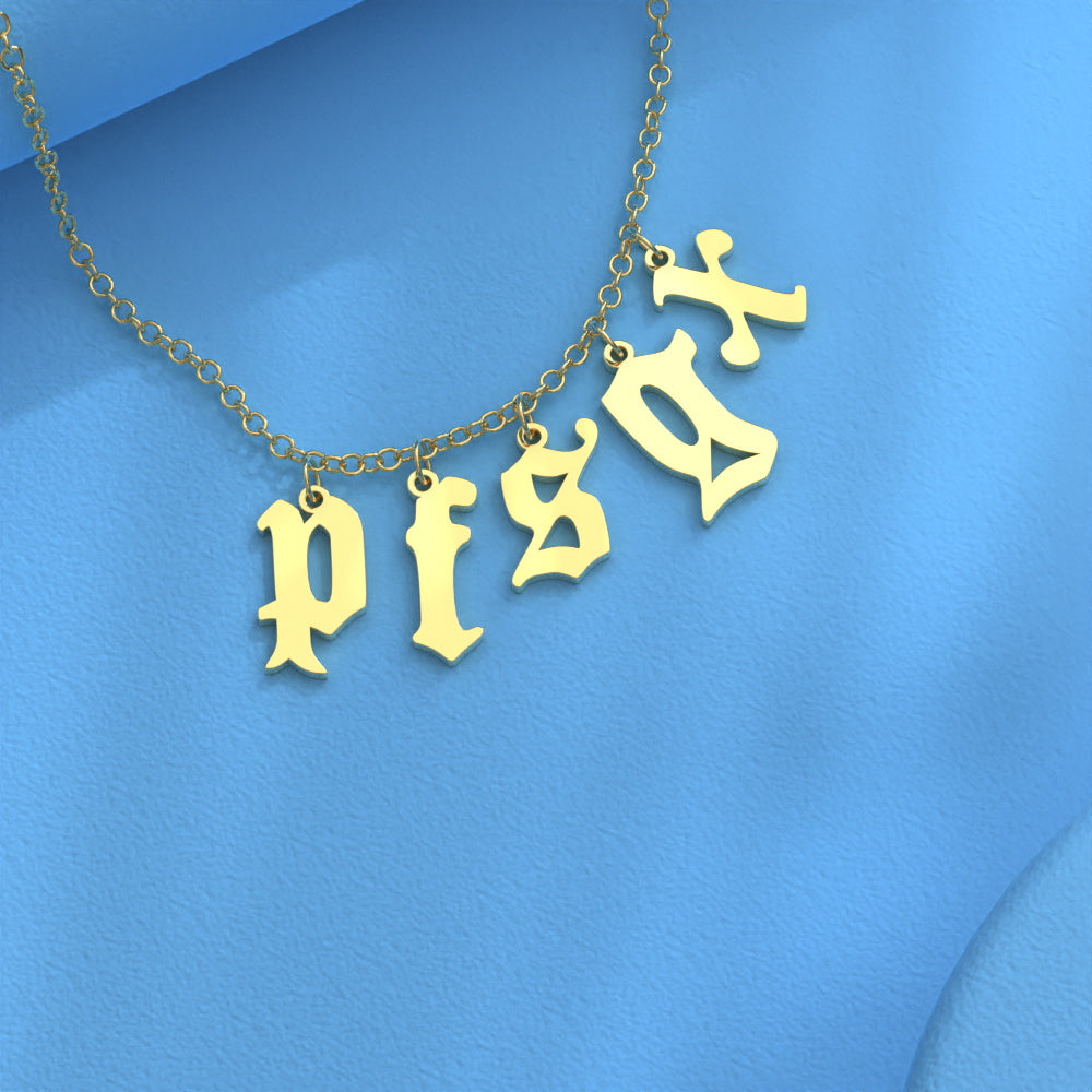 Any Letter - Personalized Initial Necklace