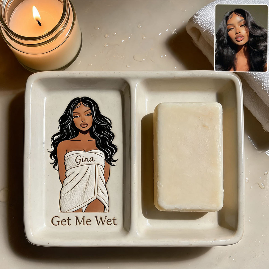 Get Me Wet - Personalized Spicy Couple Catch-All Tray
