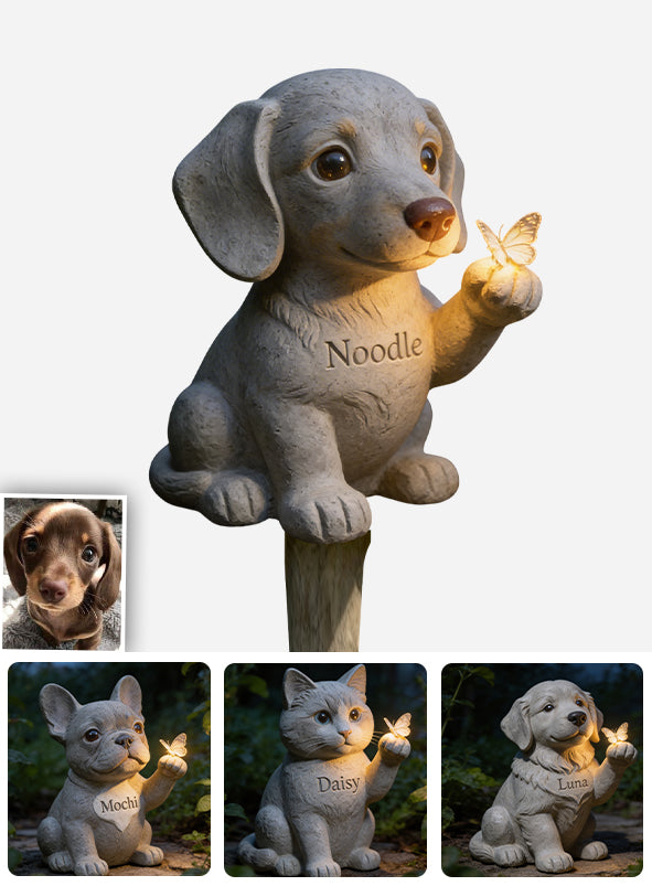 Custom Any Photo - Personalized Dog Acrylic Garden Sign/ Acrylic Plaque Sign