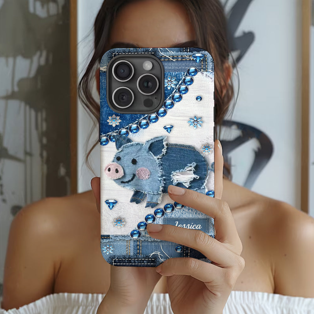 Cute Pig - Personalized Pig Lover Full Print Phone Case