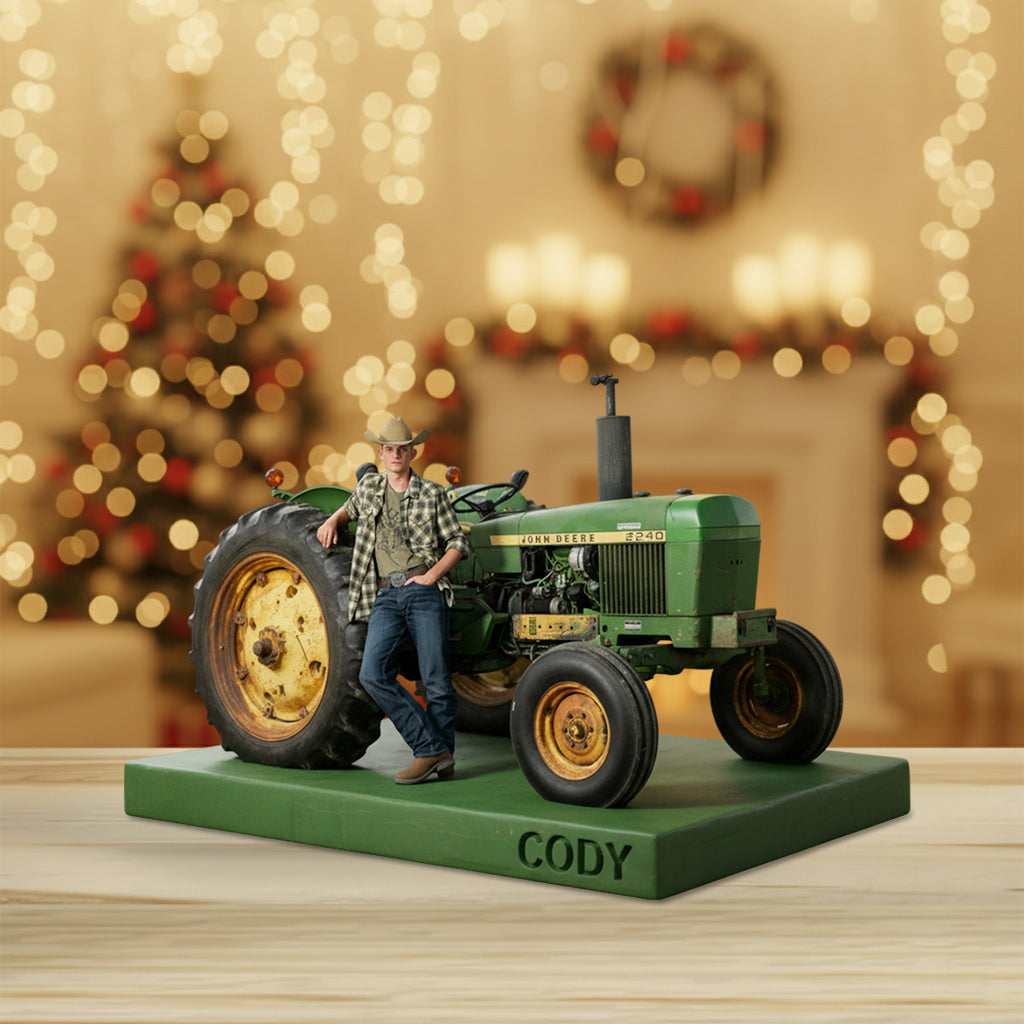 Custom From Any Photo - Personalized Farmer Custom Shaped Acrylic Plaque