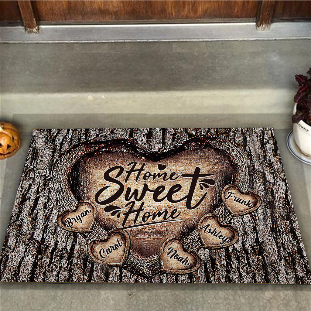Home Sweet Home - Personalized Family Doormat