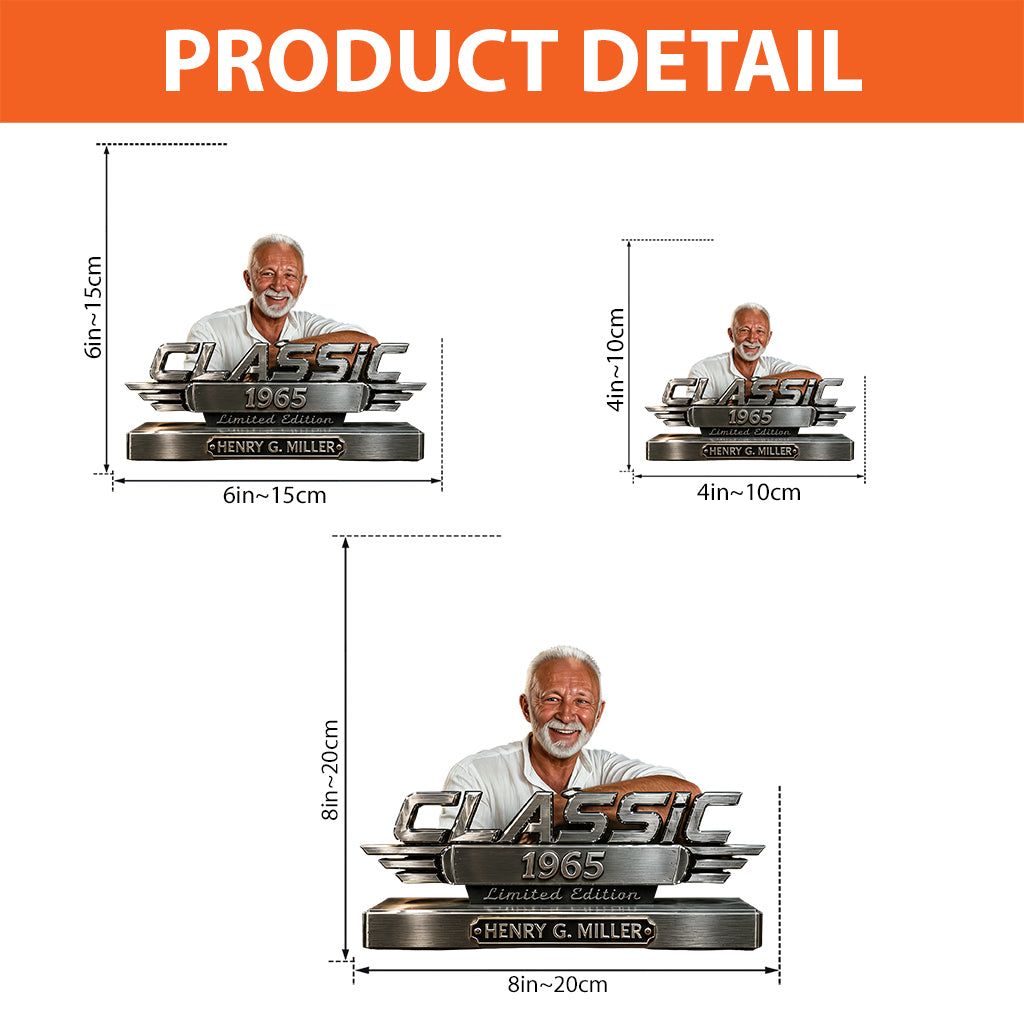 Custom Any Photo Classic - Personalized Father Custom Shaped Acrylic Plaque