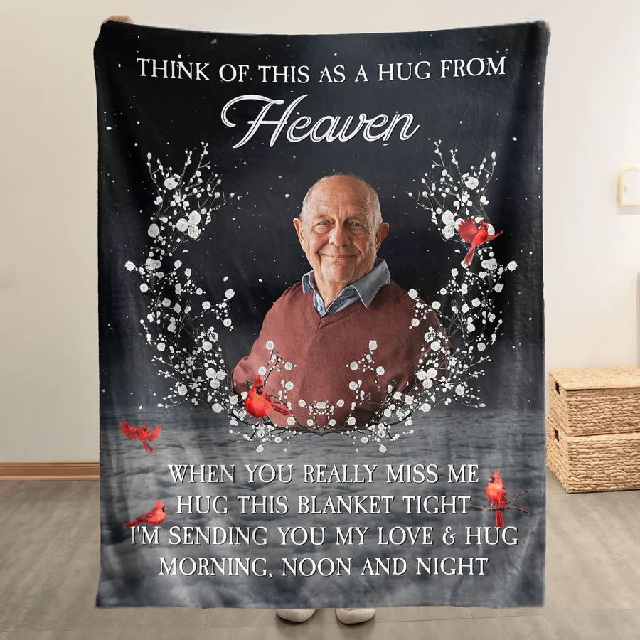 Personalized Memorial Blanket, Plaque, Keychain, Ornament, Sign – Custom Gift to Remember Loved Ones