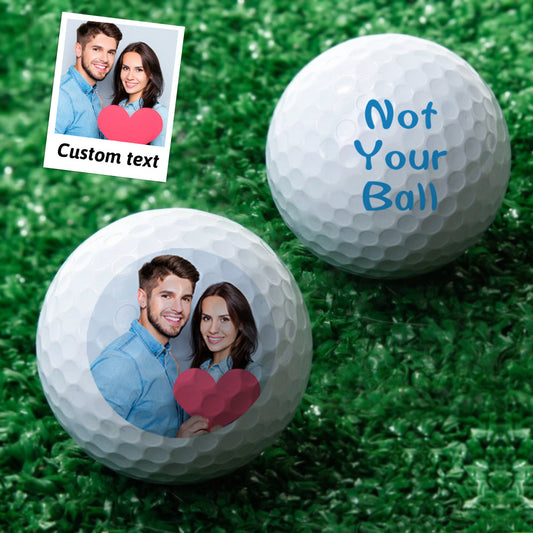 Any Picture - Golf gift for dad, him, boyfriend, husband, grandpa - Personalized Golf Ball