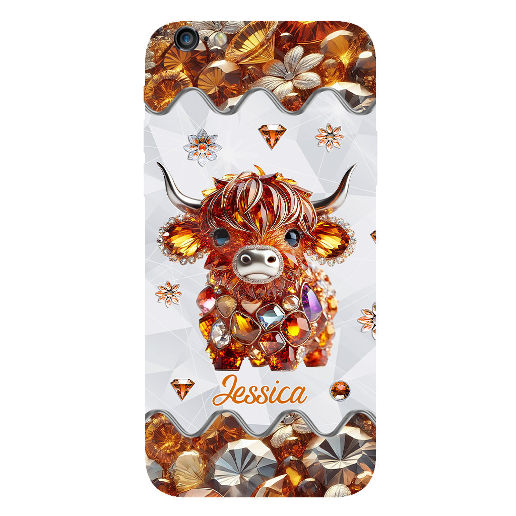 Just A Girl Who Loves Highland Cows - Personalized Full Print Phone Case