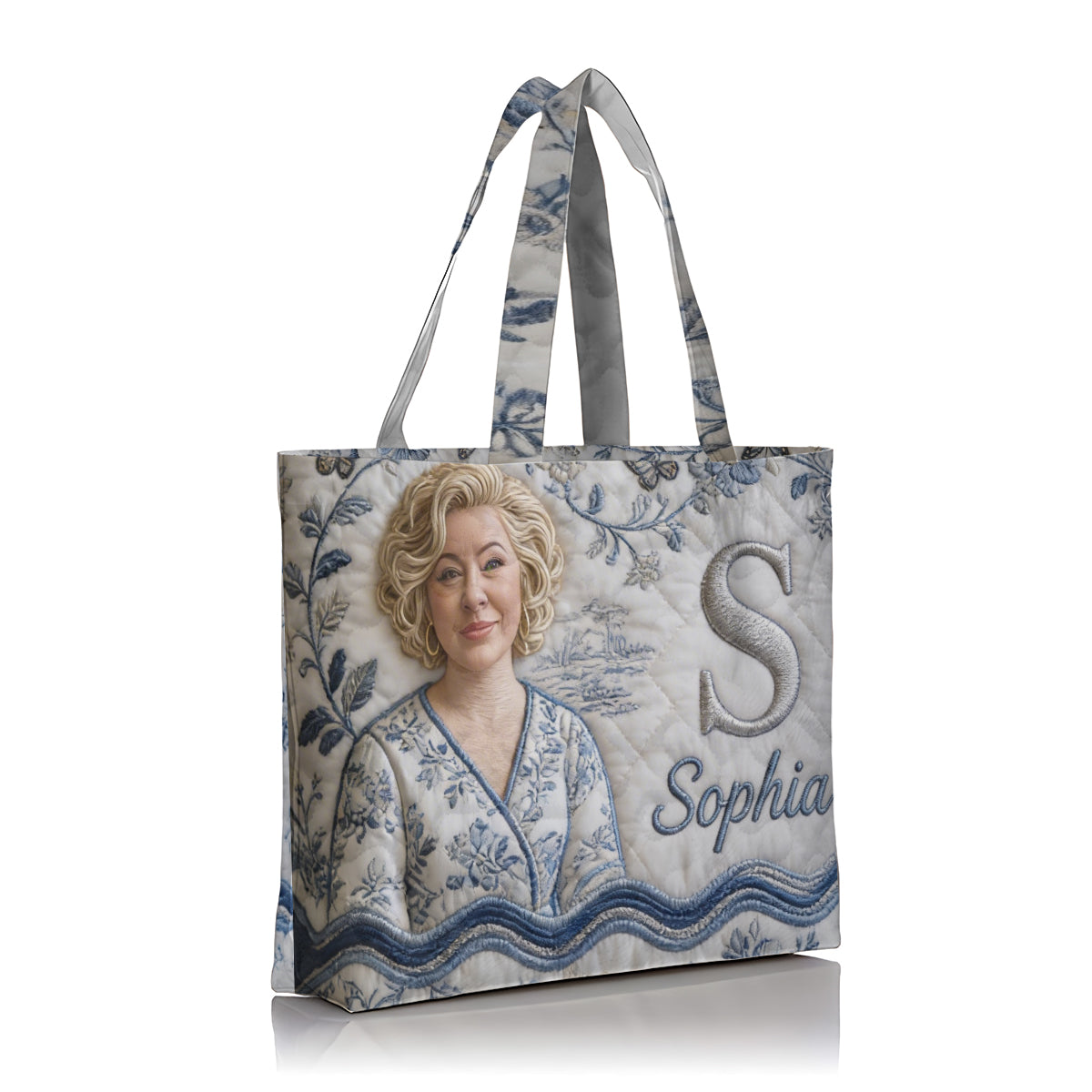 Custom Any Photo - Personalized Self Love Quilted Tote Bag
