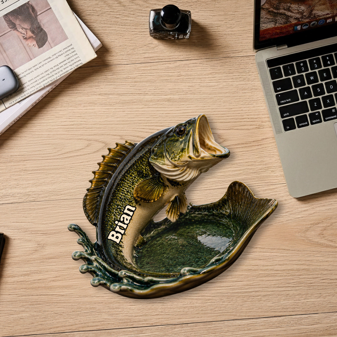 Fishing Bait Tray - Personalized Fishing Catch-All Tray